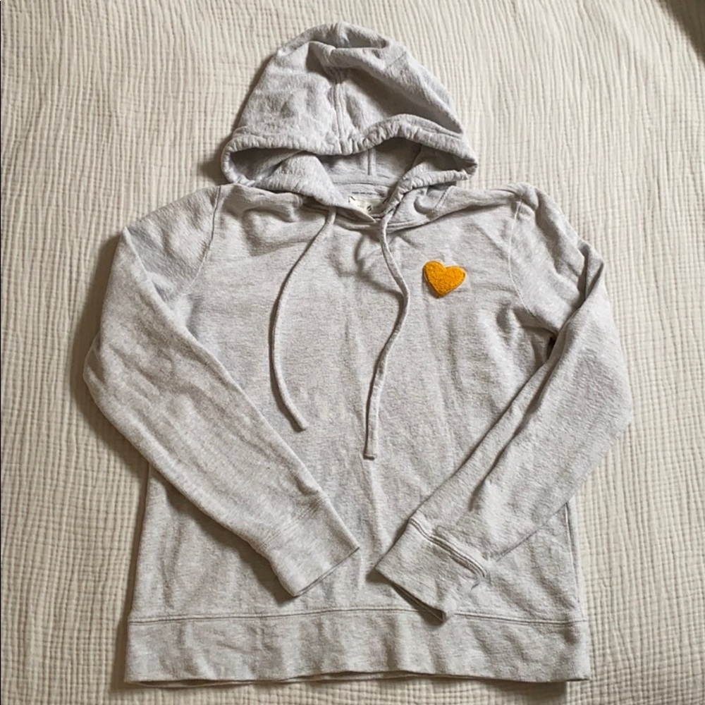 Lou & Gray Organic Heart Hoodie XS